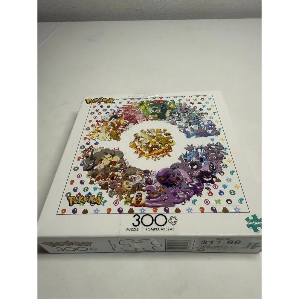 Rare Pokémon 300 Piece Jigsaw Puzzle Fun Family Buffalo Games See Description